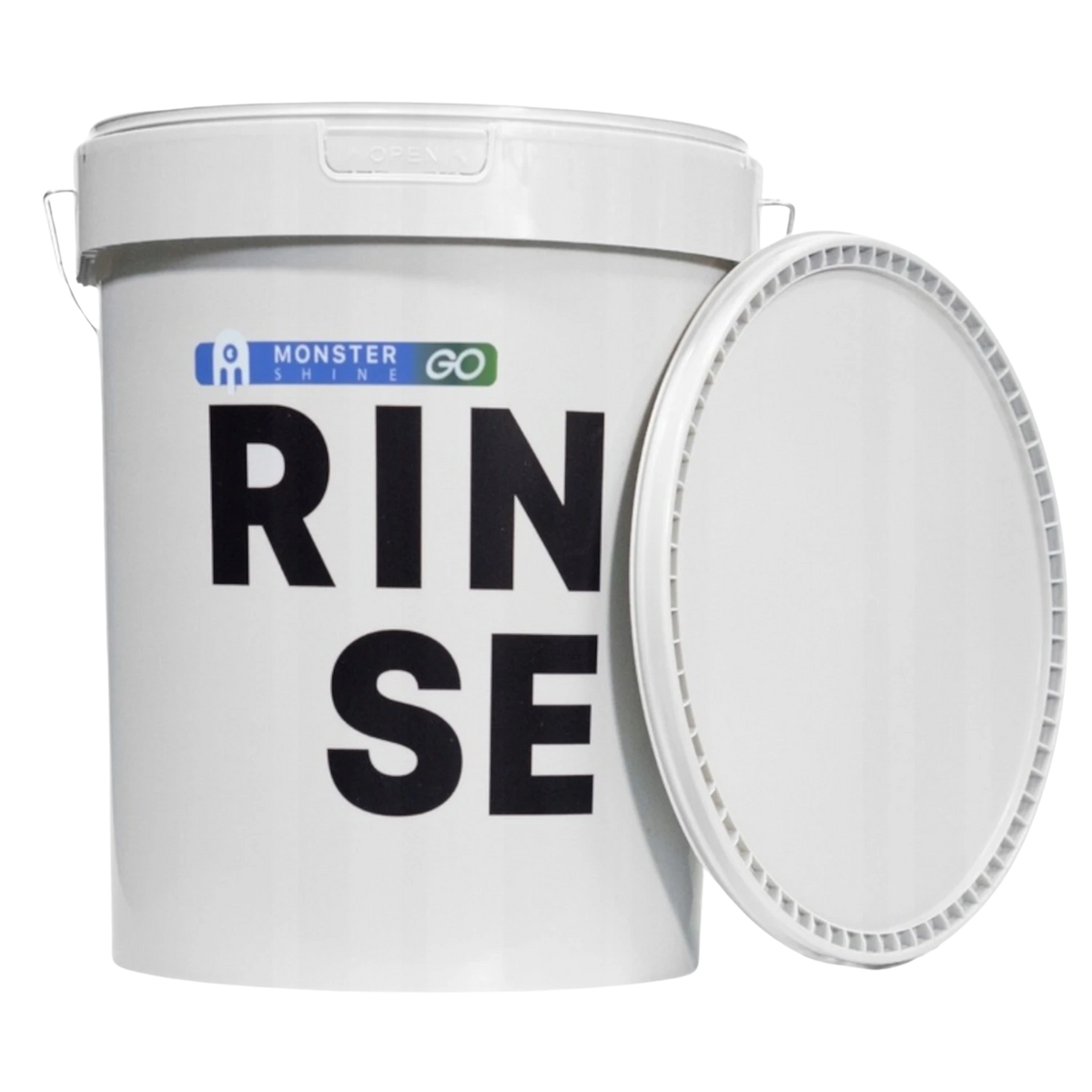 Monster Shine GO Rinse Bucket - Grey 16L