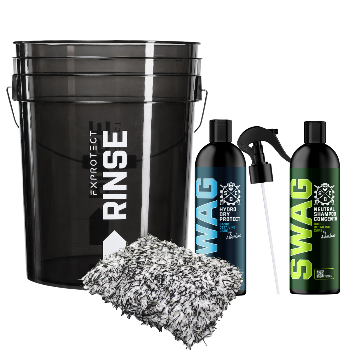 Wasset Basic – Emmer, Shampoo, Wash Pad & Dry Protect