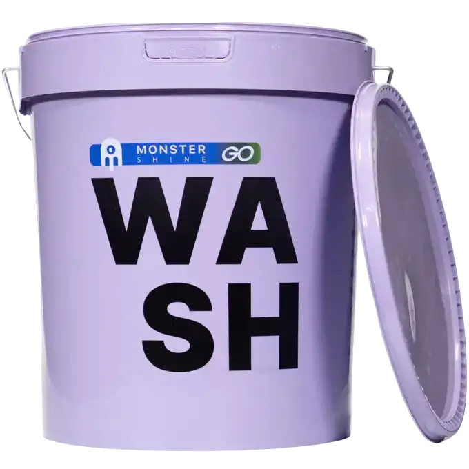 Monster Shine GO Wash Bucket - Purple 16L
